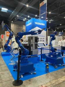 Innovación robótica en Advanced Manufacturing 2025: Célula soldadura Yaskawa con escáner láser de seguridad